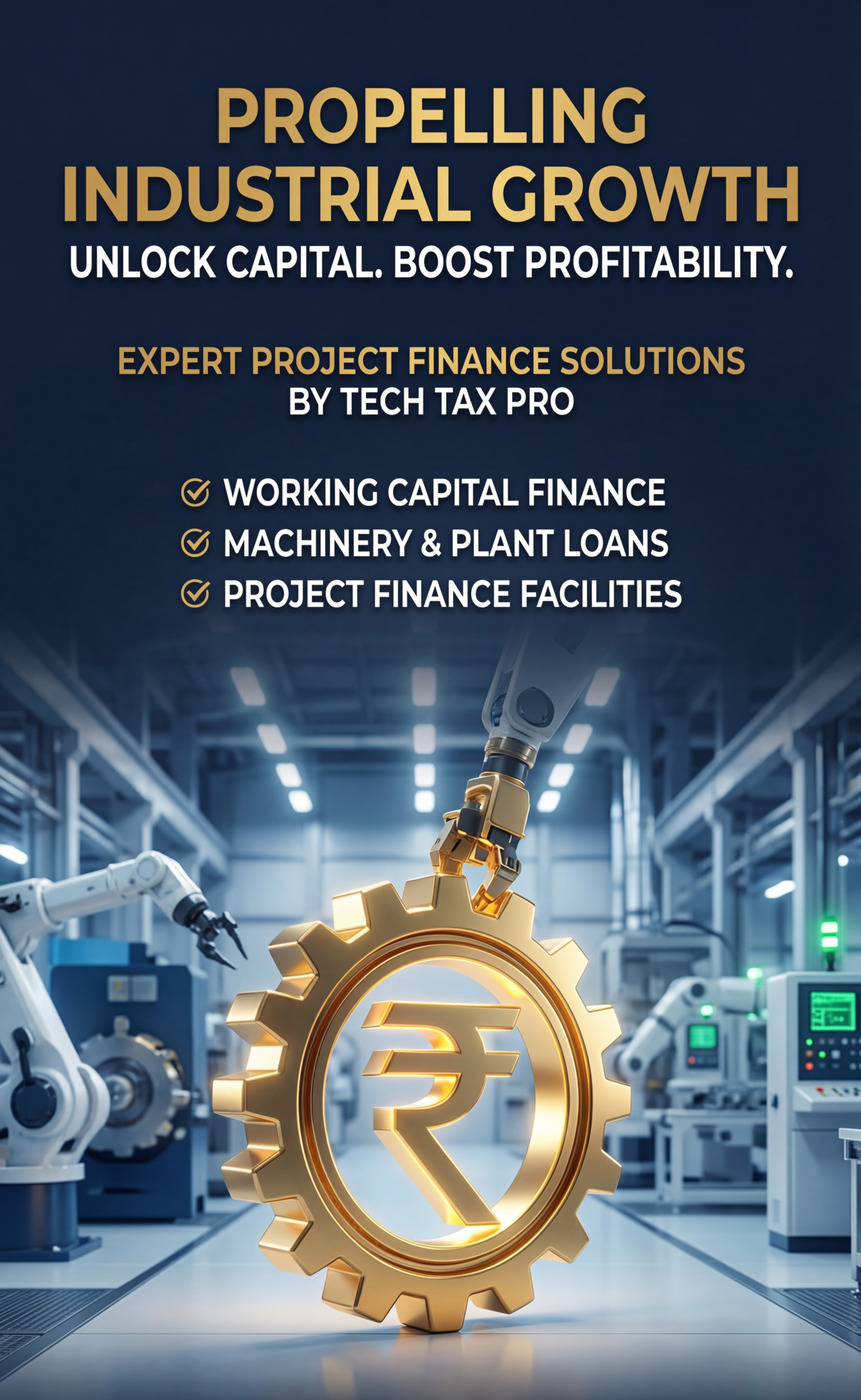 TechTaxPro Project Finance and Machinery Loans for Industrial Growth